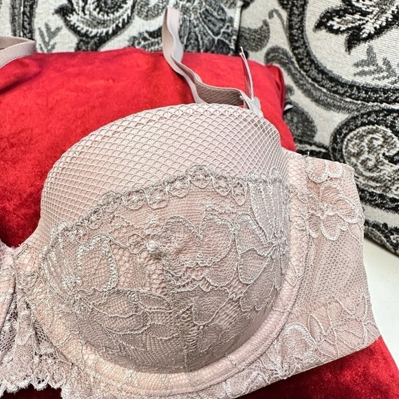 Maidenform Bra SE1102 Extreme Lift Push Up 5 Way convertible Wire 34B Blush 3478 - Picture 7 of 12